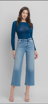 Lovervet 1359 Crop Wide Leg Jean