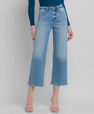 Lovervet Crop Wide Leg Jean