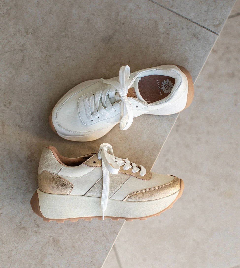 Yellowbox Natural Harrah Wedged Sneaker