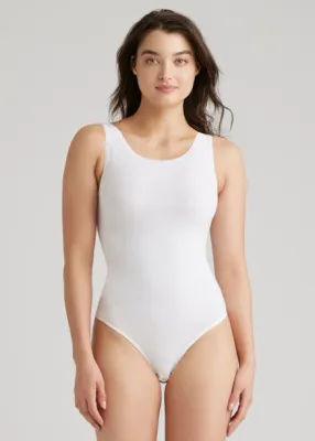 Black Thong Nylon Bodysuit