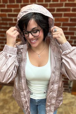 Parachute Hooded Windbreaker