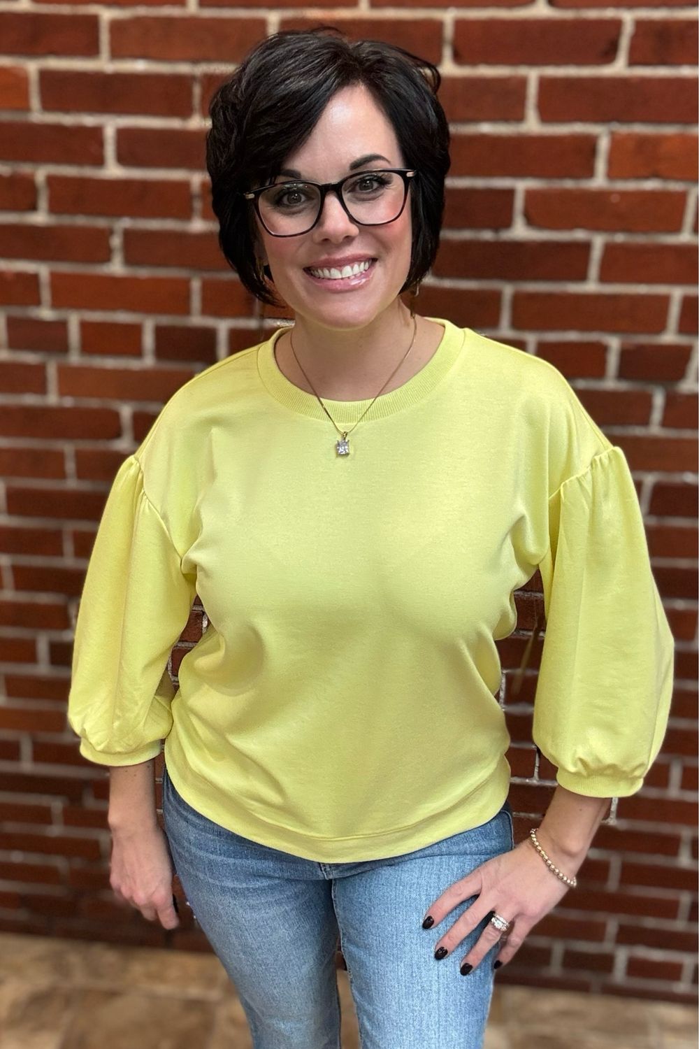 Banana Yellow Scuba Pullover