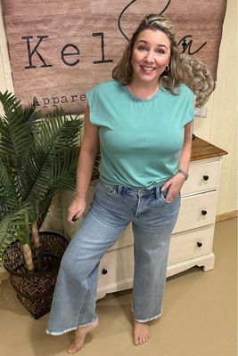 Lovervet Tummy Control Wide Ankle Jean