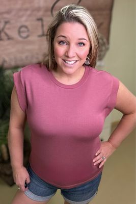 Round Neck Sleeveless Tee