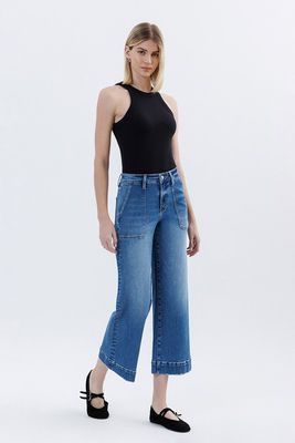 Lovervet Utility Wide Leg Jean