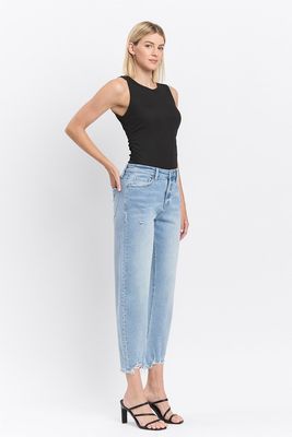 Lovervet Light Wash Barrel Leg Jeans