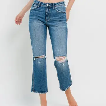 Lovervet Distressed Straight Fit Jean