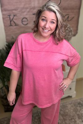 Cotton Poly Boxy Tee