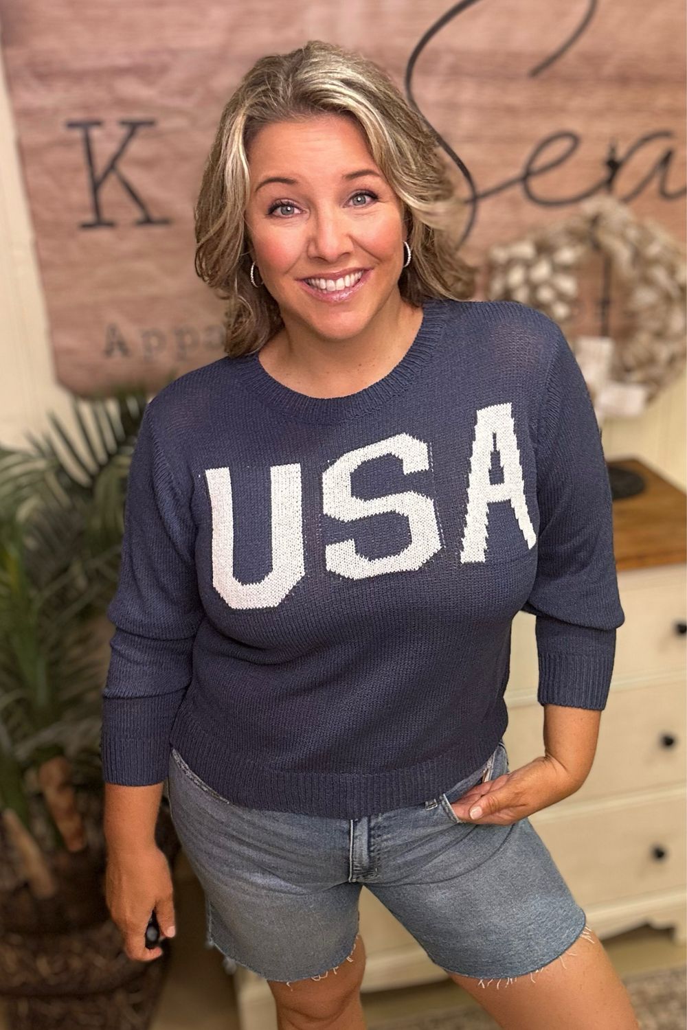 Navy USA Lightweight Sweater