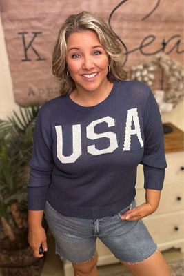 Navy USA Lightweight Sweater
