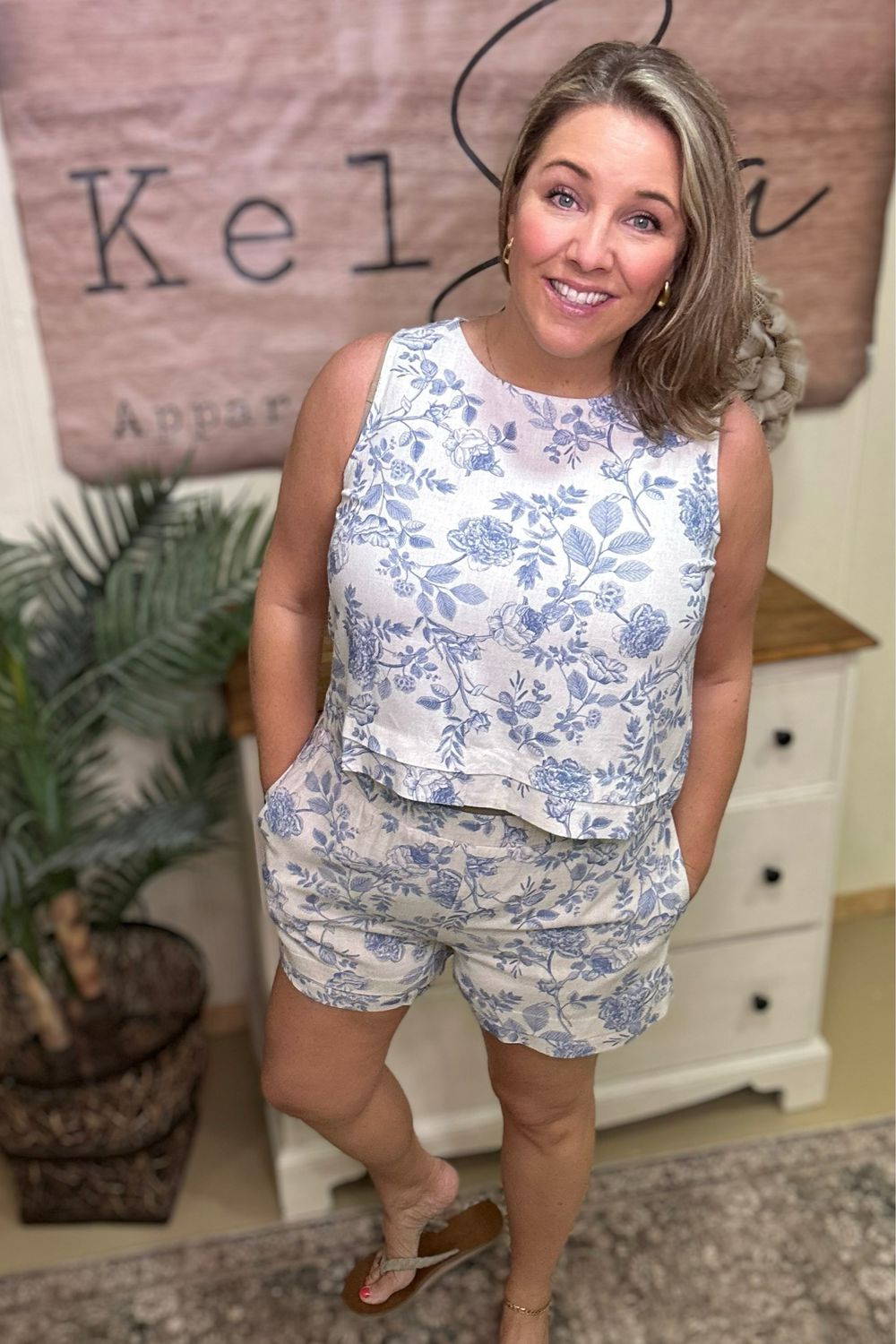 Blue Blossom Tank