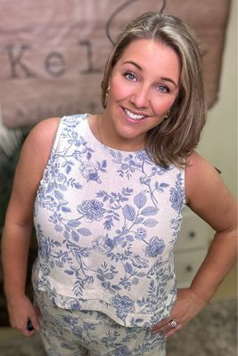 Blue Blossom Tank
