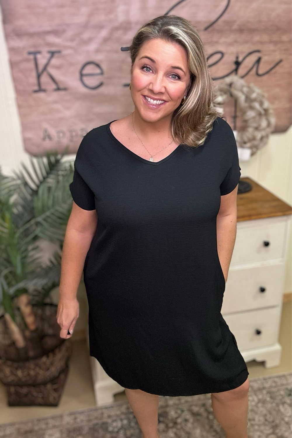 Little Black Air Flow Dress