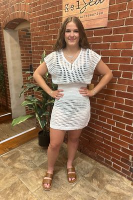 Crochet Knit Hollow Out Beach Cover Ups