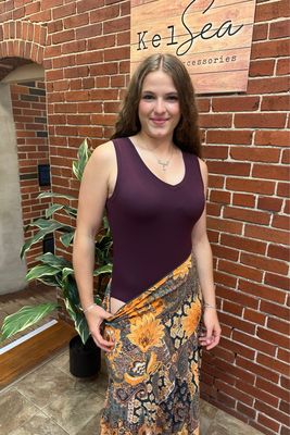 Deep Plum Butter Bodysuit
