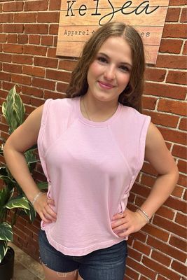 DZ Soft Pink Muscle Tee