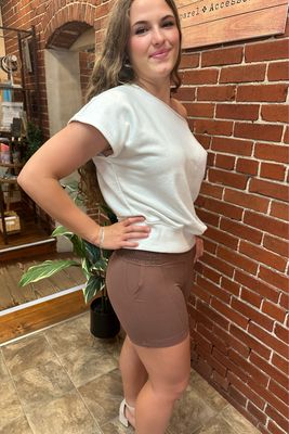 Smokey Topaz Biker Short