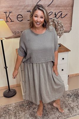 Italian 100% Cotton Mole Dress