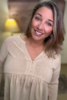 Oatmeal Linen Blend Babydoll Tee