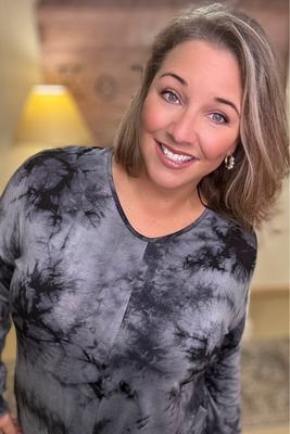 Grey Mix Tie Dye Tie Front