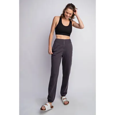French Terry Zip Up Sweatpants