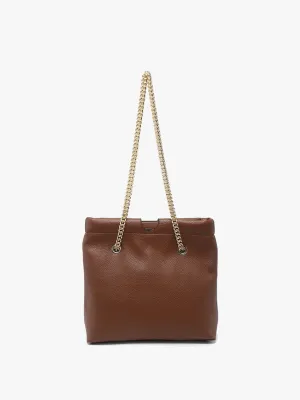 Jen &amp; Co. Casey Cinched Satchel w/ Gold Chain