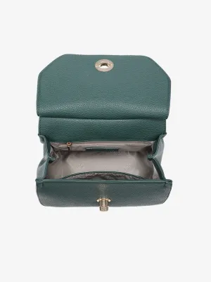 Jen & Co. Lottie Twist Lock Crossbody Bag w/ Chain