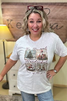 Most Wonderful Time Holiday Tee