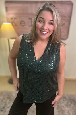 Shimmer Sequined Tank
