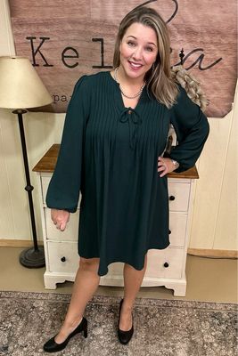 Hunter Pintuck Airflow Dress