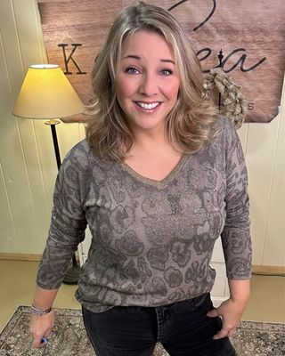 Italian Taupe Shimmer One-Size Knit Top