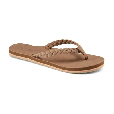 Cobian USA Tan Braided Pacifica Flip-Flop