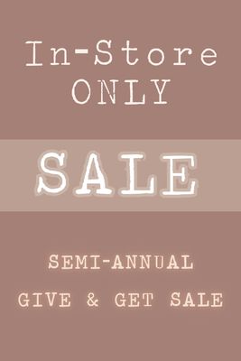 GIVE & GET SALE