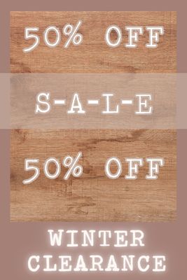 WINTER CLEARANCE