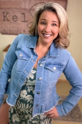 Ruffled Peplum Denim Jacket