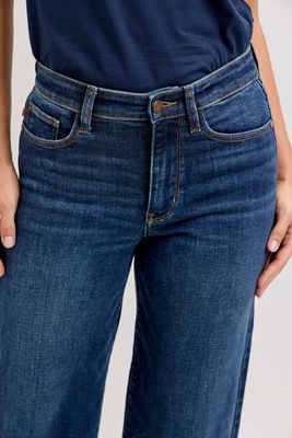 Judy Blue 82693 Dark Wash Wide Leg Ankle Jean