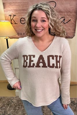 Sand Beach Light Knit Sweater