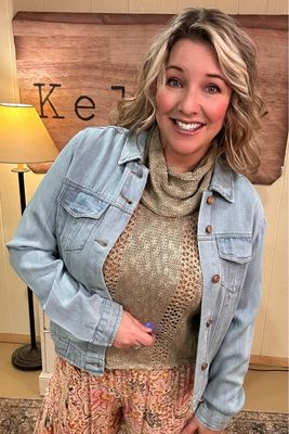 Lightweight Denim Tencel Jacket