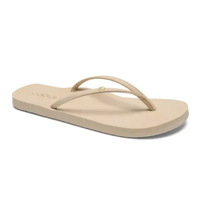 Cobian USA Cream Nias Bounce Flip Flop