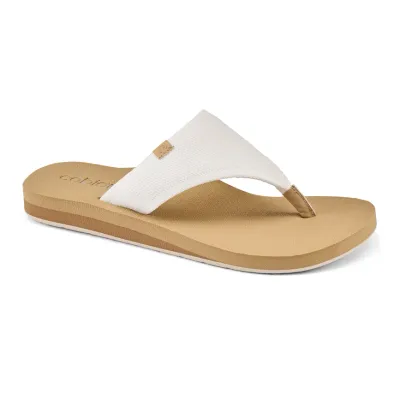 Cobian USA Cream Bermuda Bounce Flip Flop