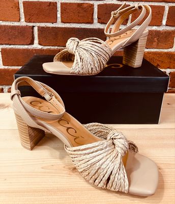 Ccocci Raffia Sandal Heel