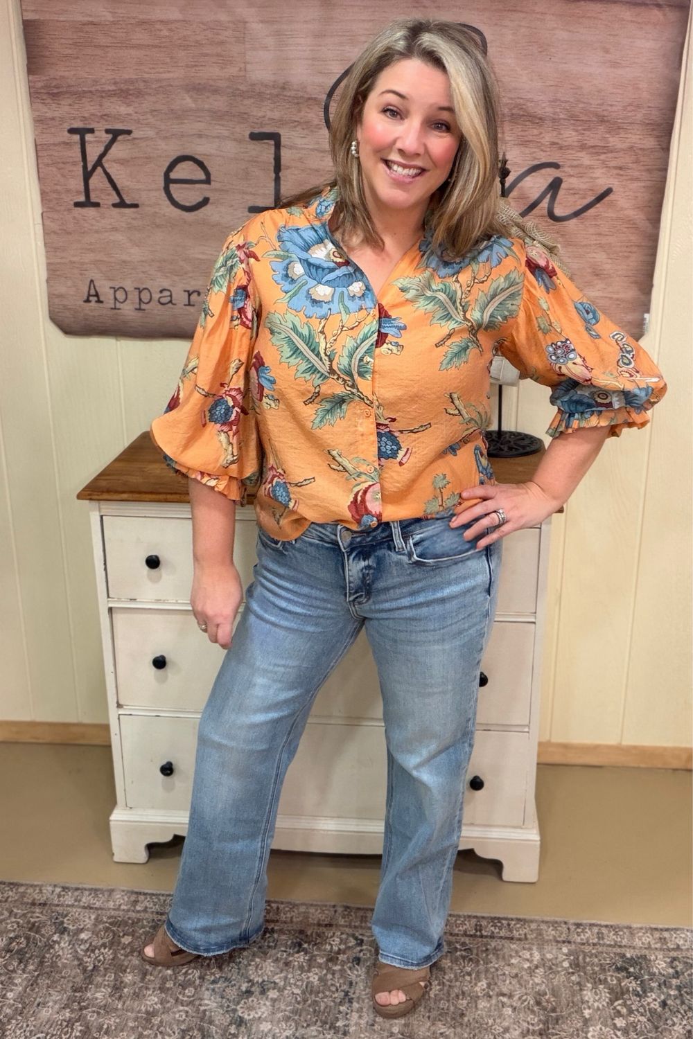 Lovervet 1358 Mid Rise Slim Wide Jeans