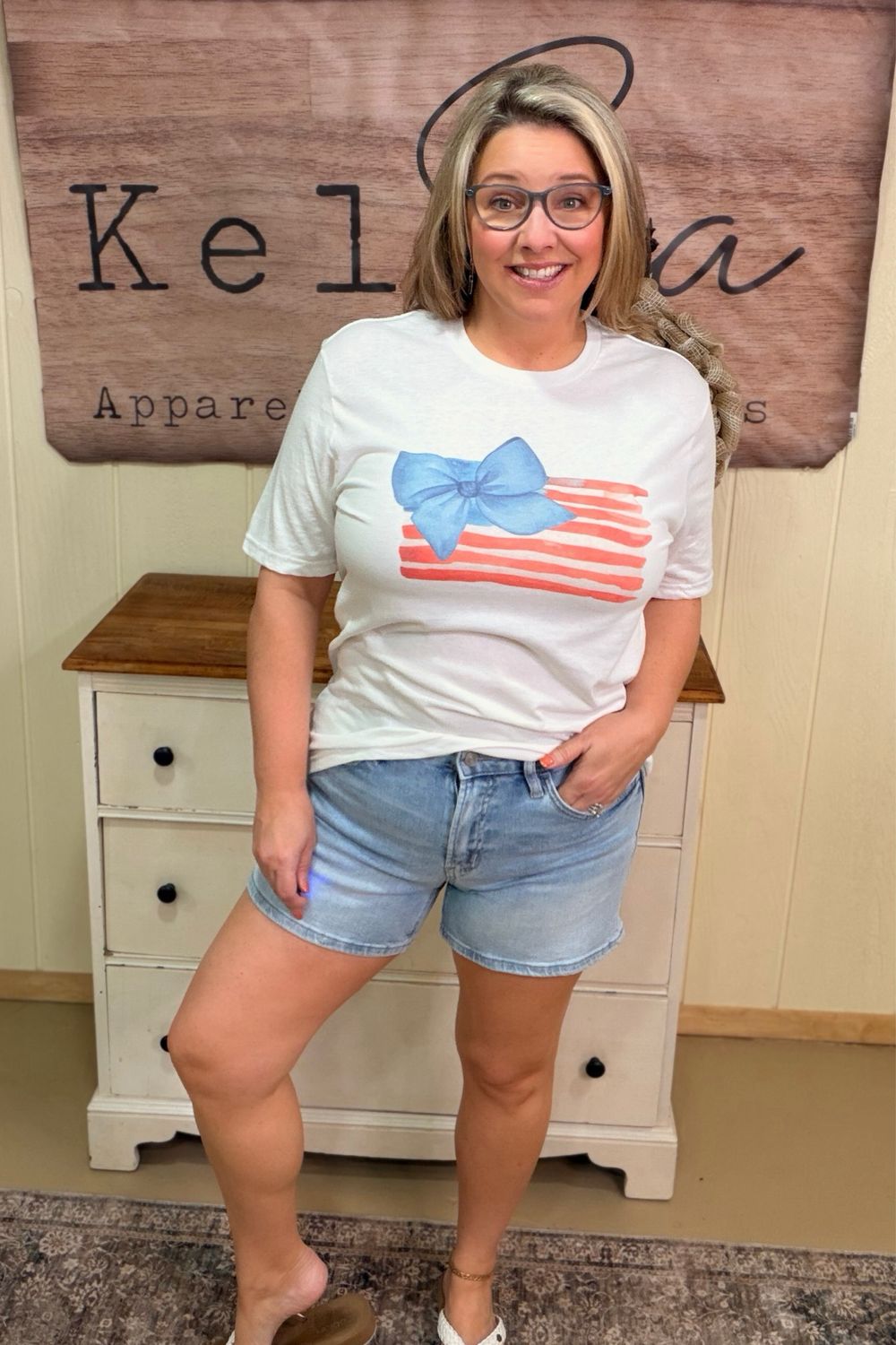 Lovervet Light Wash Denim Shorts