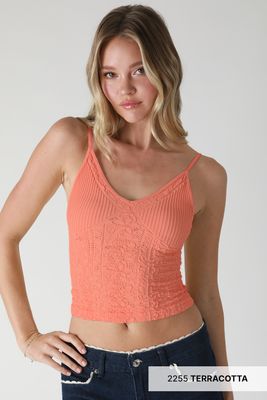 Nikibiki Textured Lace Cami