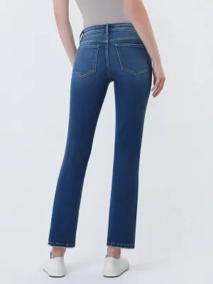Lovervet 2148 Dark Wash Slim Straight Ankle Jean