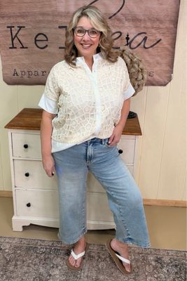 Judy Blue Wide Crop Jeans