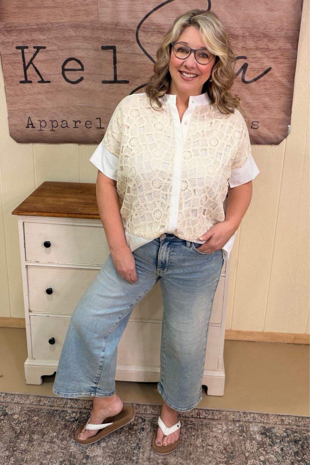 Judy Blue Wide Crop Jeans