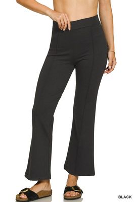 Black Ponte Kick Flare Pant