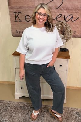 Barrel Leg Colored Jeans