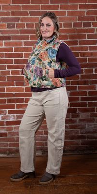 Barrel Leg Colored Jeans